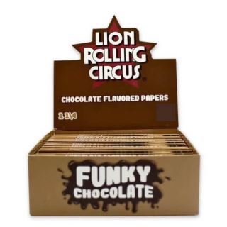 Papel de fumar Rolling Circus 1.1/4 flavored Funky Chocolate 15 librillos