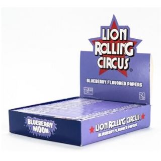 30590 - Papel de fumar Rolling Circus K.S. flavored Blueberry Moon 24 librillos