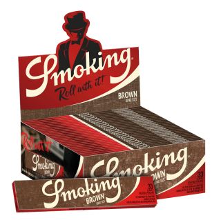 30549 - Papel de fumar Smoking King Size Brown 50 librillos
