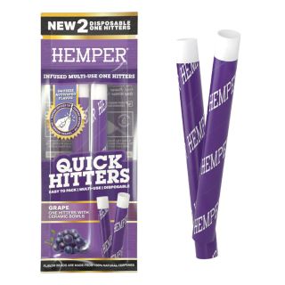 32017B - Pipa  One Hitter Quick Hemper Grape 1x2 ud.