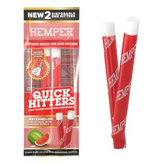 32017C - Pipa  One Hitter Quick Hemper Watermelon 1x2 ud.