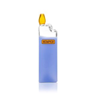 32015A - Pipa Cristal Hemper Mechero 13 cm.