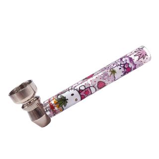 16703A - Pipa Cristal Metal Bowl & Screen Hello Ktty 7 cm.