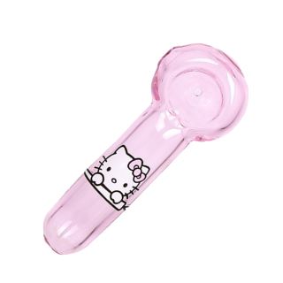 19699B - Pipa Cristal Mushroom Hello Kitty 10 cm. Mix Color