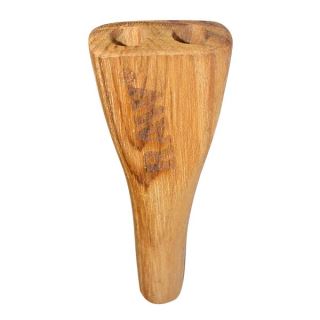 33012 - Pipa Madera Doble Entrada 8 cm