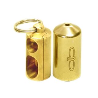 33220 - Pipa Metal Llavero Piece Pipe Gold