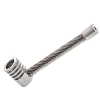 32780 - Pipa Metal Muelle Silver 13 cm.