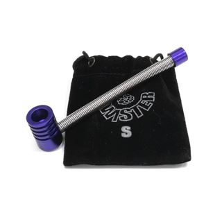 33222 - Pipa Metal Muelle Twister   S 95 mm. Lila