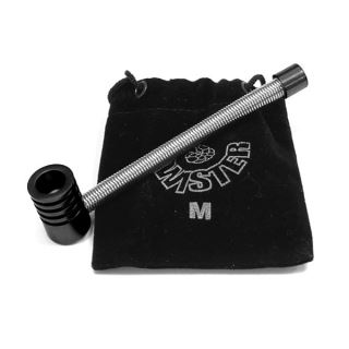 33223 - Pipa Metal Muelle Twister  M 10 cm. Black