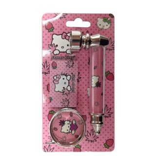 33262A - Pipa Metal Screens & Grinder 80 mm. Hello Kitty