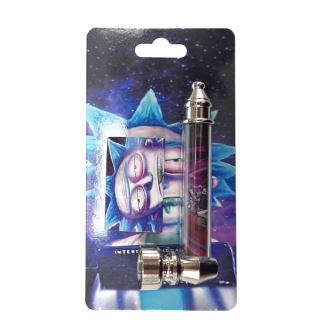 33263D - Pipa Metal Screens 80 mm. Rick & Morty