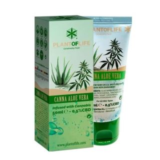 Plant of Life Crema Canna Aloe Vera Cbd 0.5 % 50 ml.