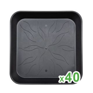 26768 - .Plato Cuadrado 17x17 cm. Easy Garden 40 ud.