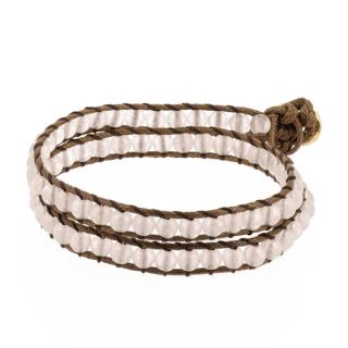 23515F - Pulsera Naga Cuarzo Rosa