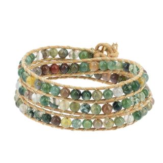 23515A - Pulsera Naga Jaspe Oceánico