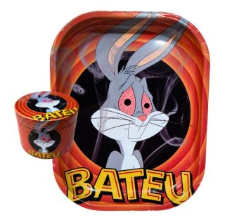 31085F - .Set Bandeja Metal 18x14 cm. Grinder Bugs 50 mm.