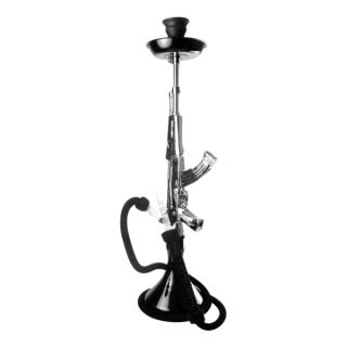 34403 - Shisha  AK-47 Silver 84 cm.