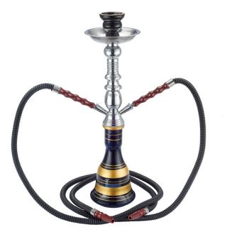 34410 - Shisha Ait Melloul Black & Gold 50 cm.