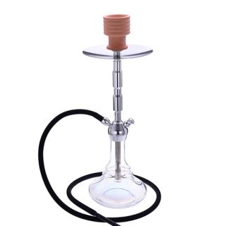 34445 - Shisha Al Malik Tounfit Silver 50 cm.