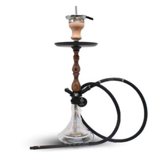 34418 - Shisha Hookah Boss Black Wood 61 cm.