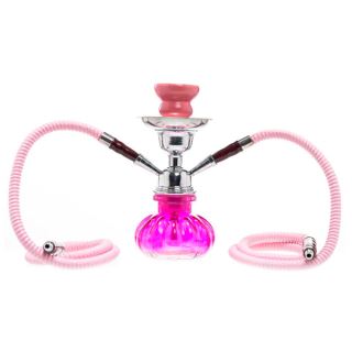 34433 - Shisha Sahbi 24 cm. Rosa 2 Mangueras