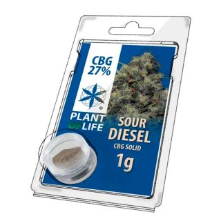 17810 - Solid 27% CBG Sour Diesel 1 gr. Plant of Life