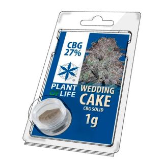Solid 27% CBG Wedding Cake 1 gr. Plant of Life