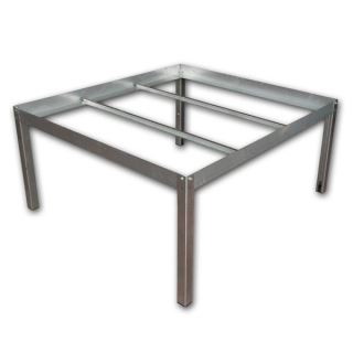 15246 - Soporte Bandeja 120 x 120 cm. Metal. Para bandeja negra.