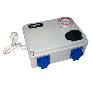 Temporizador TBOX  4H - 4 x 600 w con Activador Calefaccion