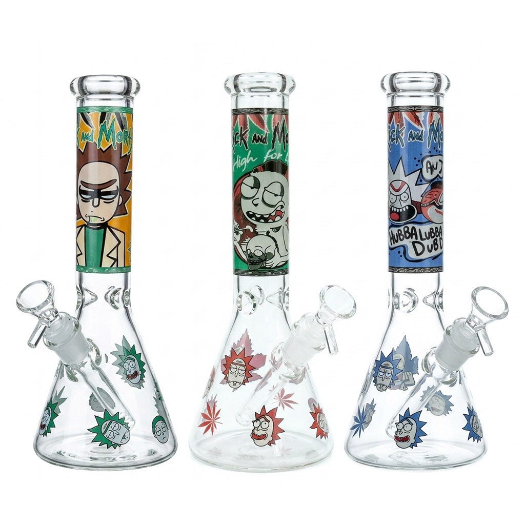 Vapers Design Bong Cristal Ice Rick 25 cm. Mix Design